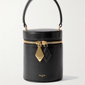 Alaïa Black Leather Cylinder Bag